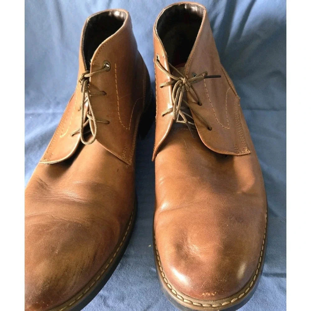 Rockport Classic‎ Break V81656 Men 13 Medium Brown Leather Chukka Boot